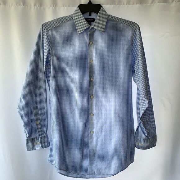 Club Room regular small 14 - 14 1/2 button up shirt - Picture 1 of 6